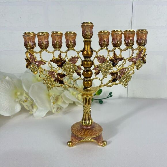 Matashi Crystals Candelabra with crystals - Picture 1 of 9